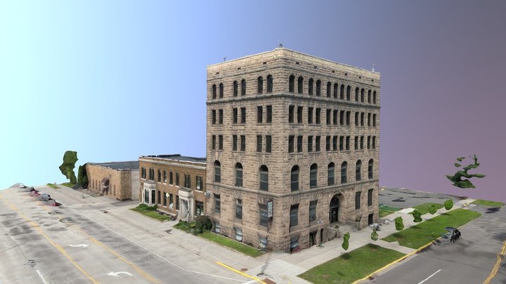 Old Police Station Superior Wisconsin. 3D Model