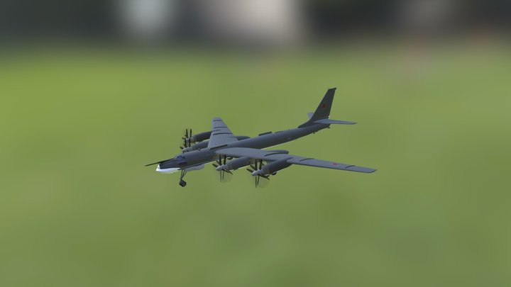 Tu95 – Modello 3D gratuito STL
