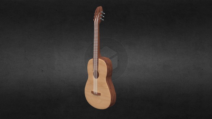 Guitar 3D Model