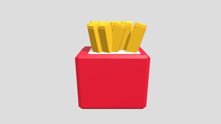 Fries 3D Model