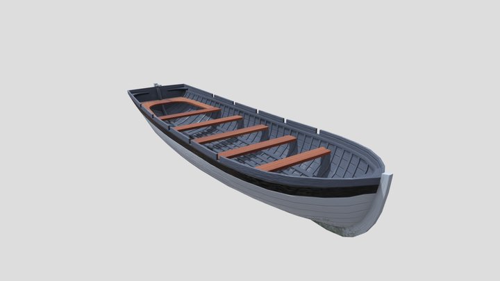 Launch (boat) 3D Model
