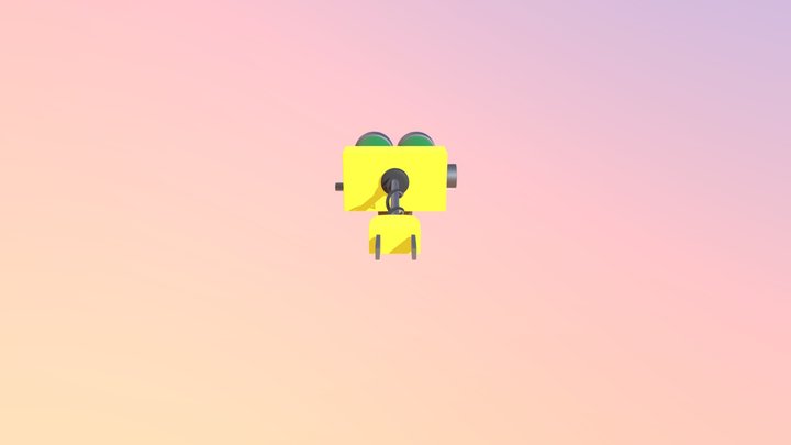 70's ray-gun 3D Model
