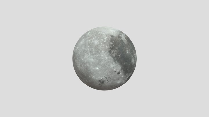 moon 3D Model
