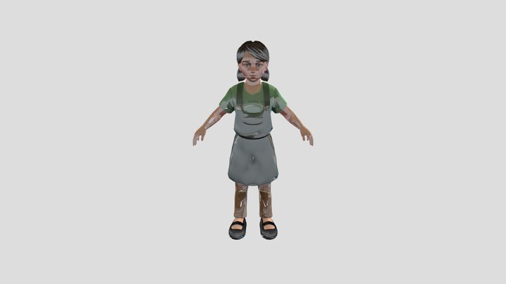 Little Charliee 3D Model