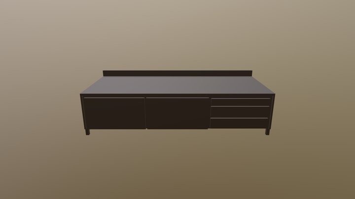 Sideboard cabinet Schrank 3D Model