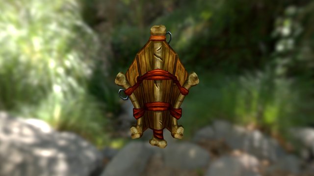 Bone Shield 3D Model