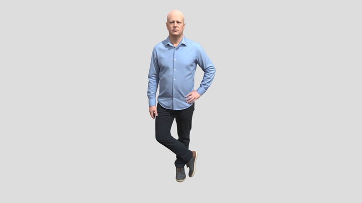 Casual Professional Portrait – Modello 3D gratuito STL