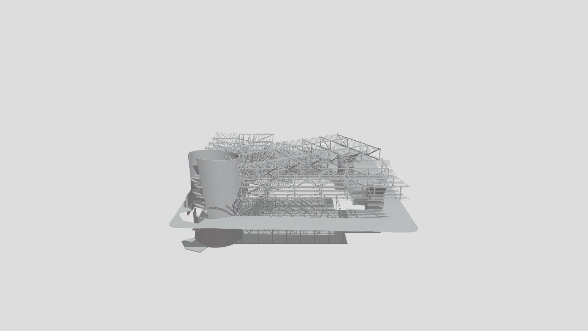 Structure Sketch Fab Poly