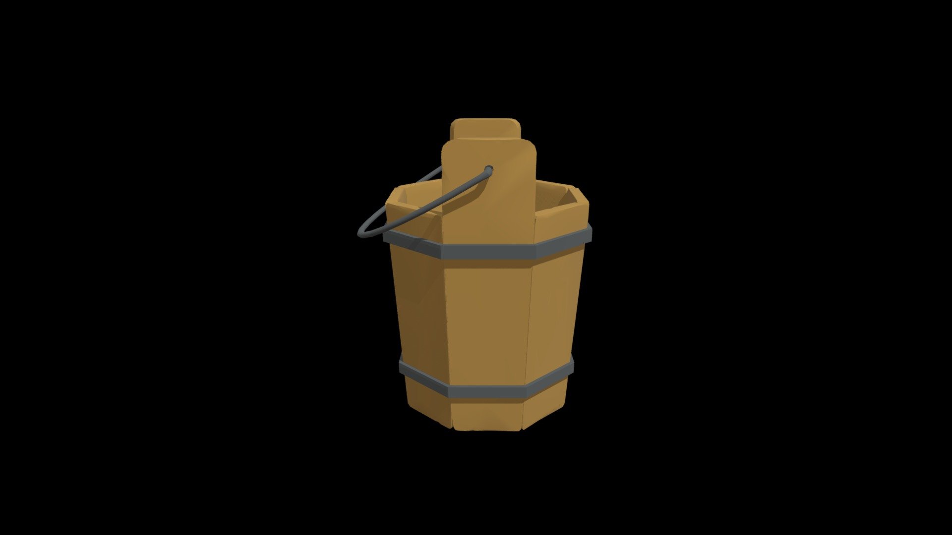 Wooden Bucket - Download Free 3D model by Rick Robles (@rickrobles ...