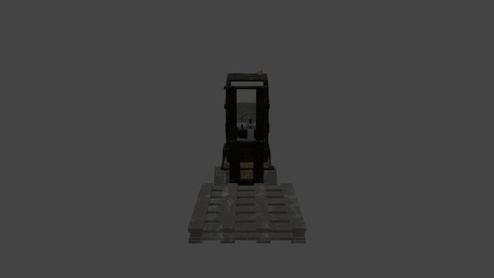 Forklift 3D Model