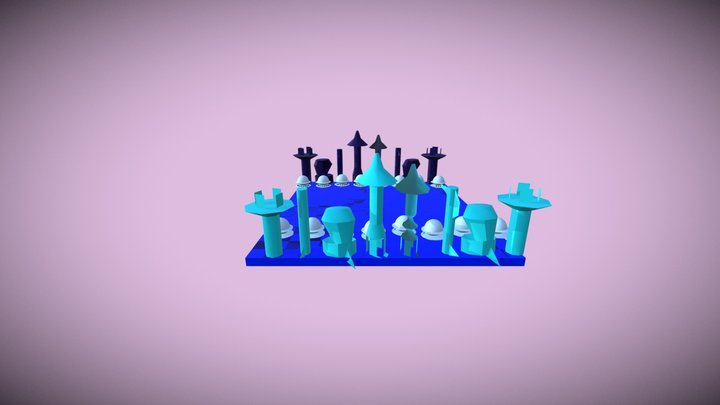 Scacchiera Marina2 3D Model