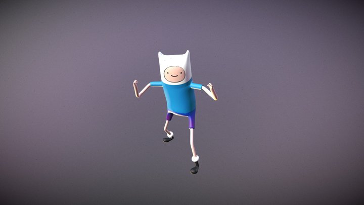Finn_Mma Kick 3D Model