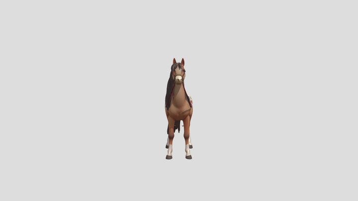 Poppop.ai - Horse_rig - Rigged – Free 3D Model STL