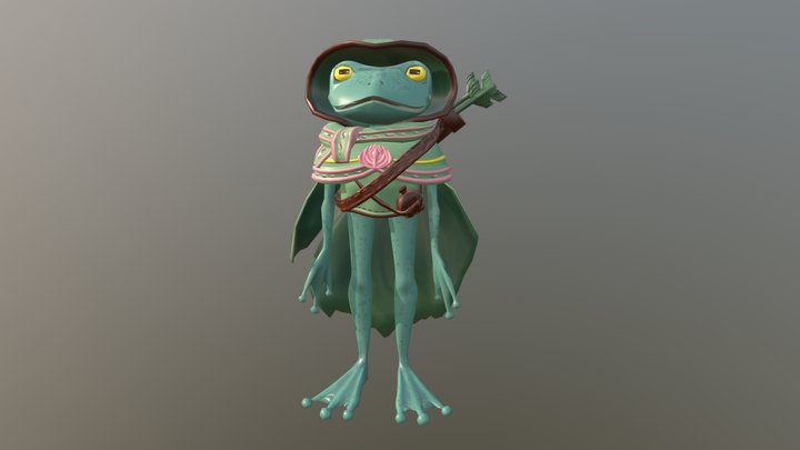 Frog 3D Model