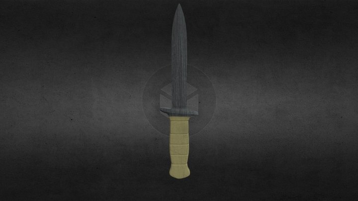 CS:GO CT Knife 3D Model