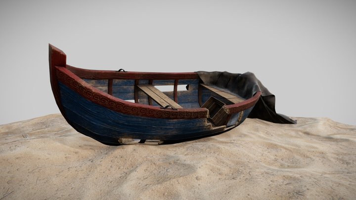 Old boat 3D Model