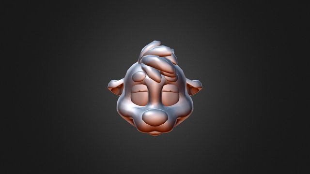 Bean Head Model (proxy) 3D Model