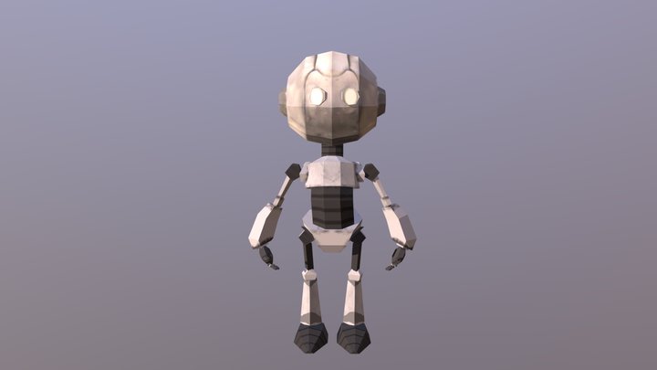 Robot (Low Poly) 3D Model