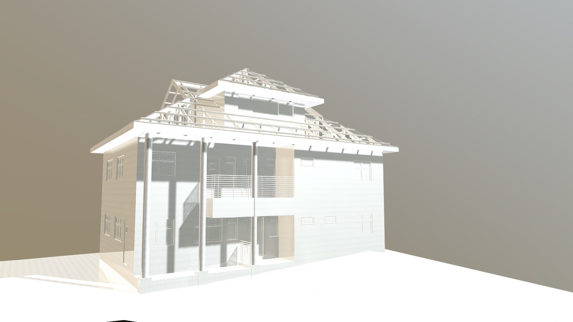 MAISONETTE W PENTHOUSE - Download Free 3D model by NUchitecture ...