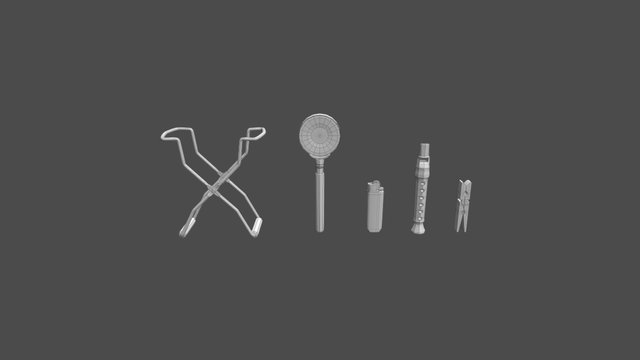 Objects_wReference 3D Model