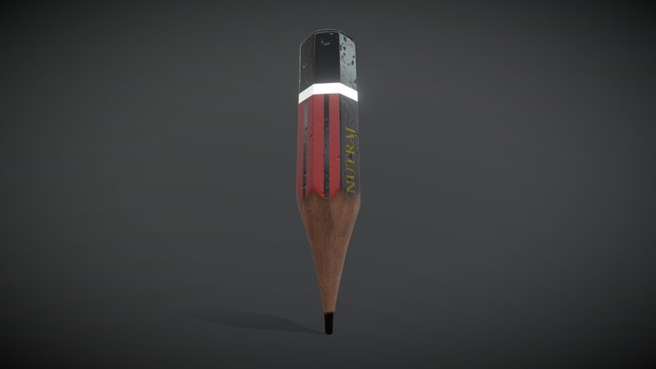 Lost Pencil 3D Model