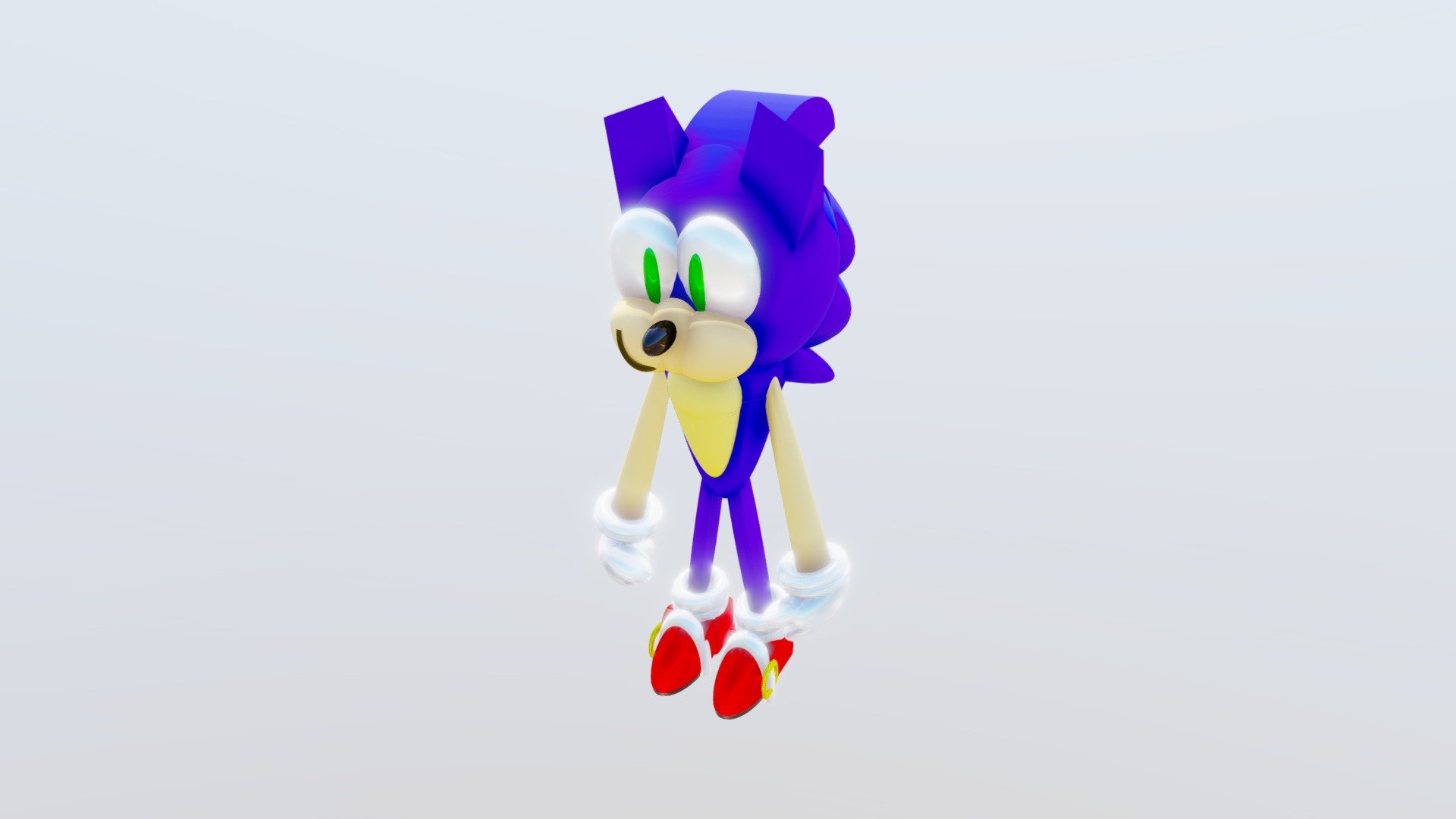 Sonic - Download Free 3D model by SEGA SONIC (@alexreeves) [1eba582 ...