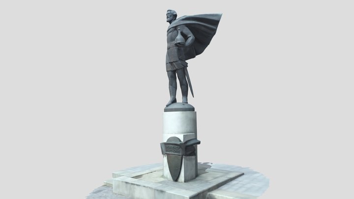 Памятник Александру Невскому в Великом Новгороде 3D Model