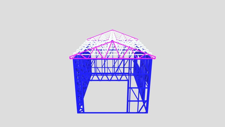 Garag 5x7x4 3D Model