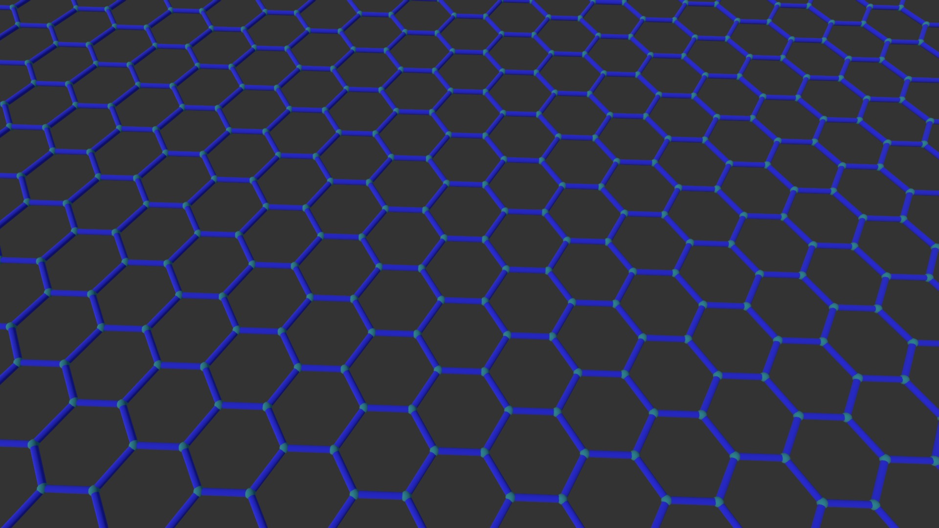 3D model Graphene structure - This is a 3D model of the Graphene structure. The 3D model is about background pattern.