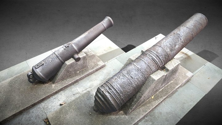 Cannon, British Cannon Foundry Bailey, Pegg 3D Model