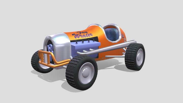 Midget Racing Car | Fay Wracer 3D Model