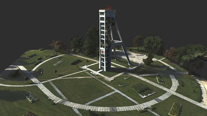 Coal Mine "President" in Chorzów [Silesia, PL] 3D Model