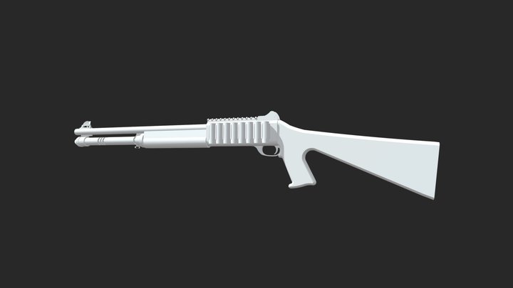 M1014 Shotgun 3D Model