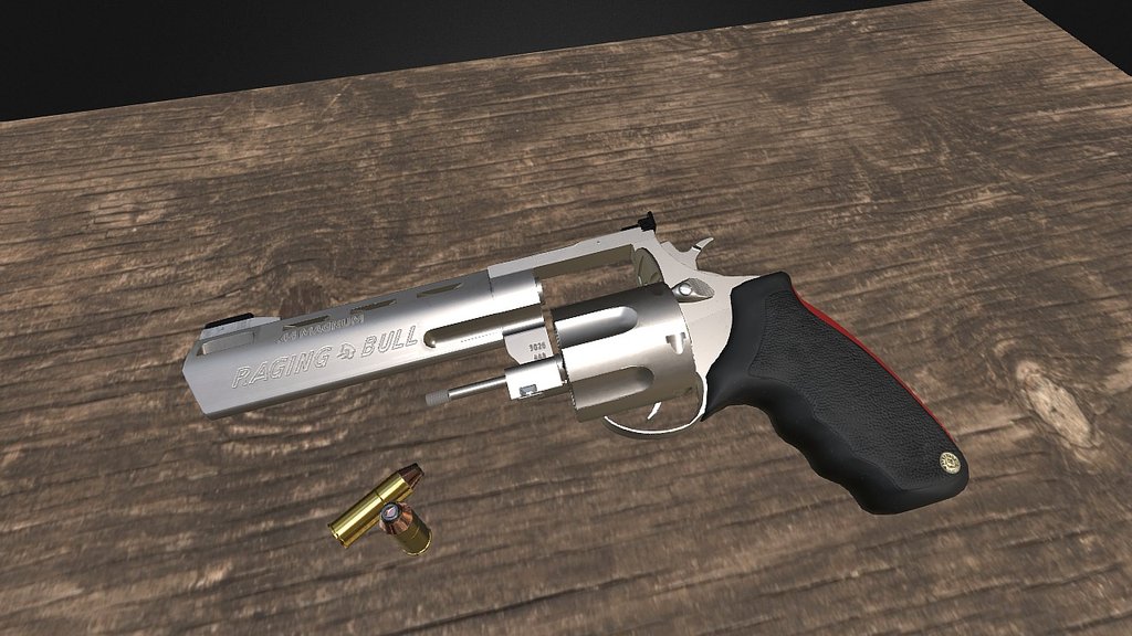 Magnum Raging Bull Game Model - 3D model by hughjaz3d [1ebf14d] - Sketchfab