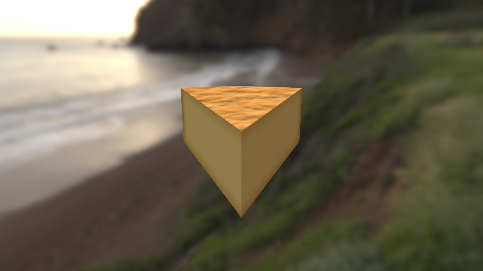 Cheese_wedge - 3D model by EthanPrice (@EthanPrice13) [1ebf5f6] - Sketchfab