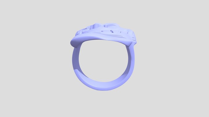 Anillo divertido para impresión 3D – Modello 3D gratuito STL