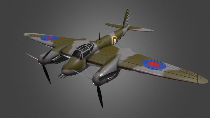 De Havilland mosquito 3D Model