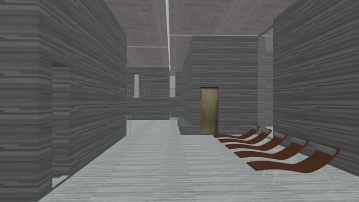 Therme Vals - 5 senses - Sight 3D Model