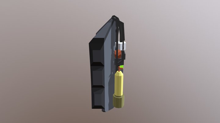 Mochila De Mergulho 3D Model