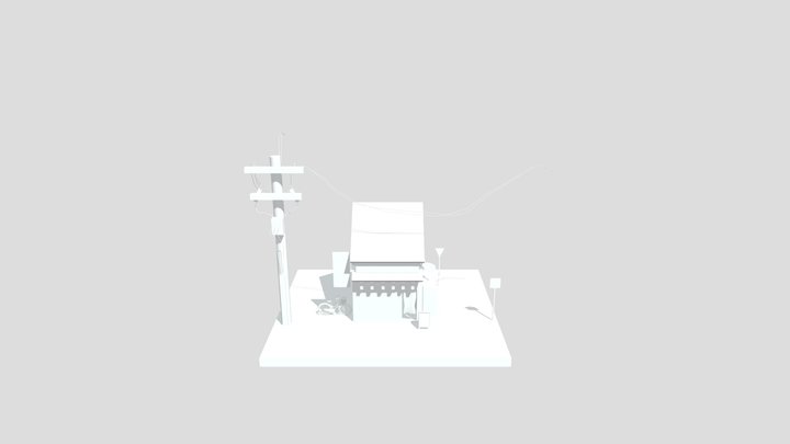 Sushi bar - test 3D Model