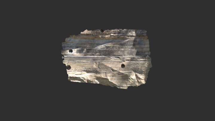 Varved shales at Seaham 3D Model