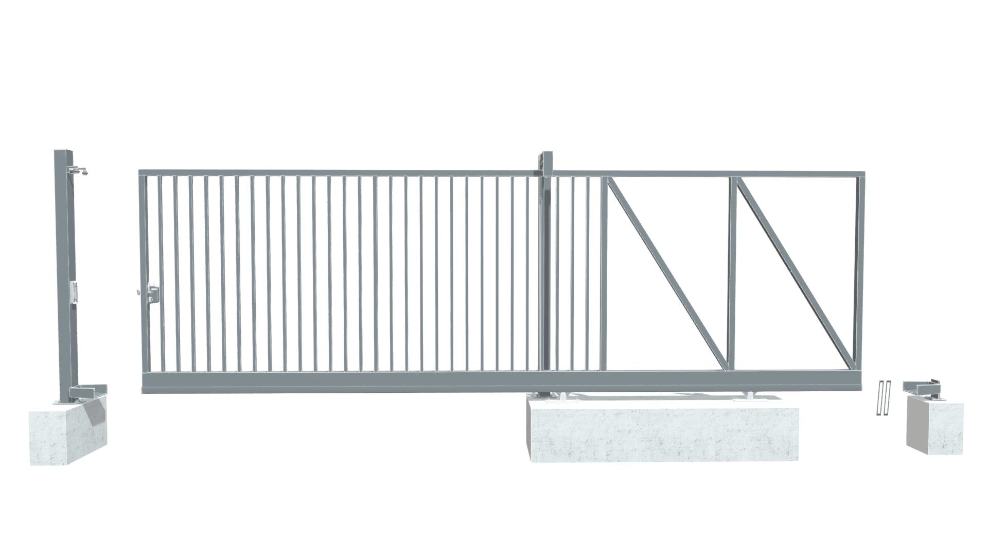 Portail Autoportant GARONNE Manuel Barreaudé — Sketchfab embed 3D viewer