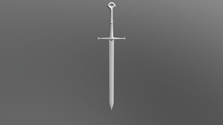 Anduril, Flame of the West 3D Model