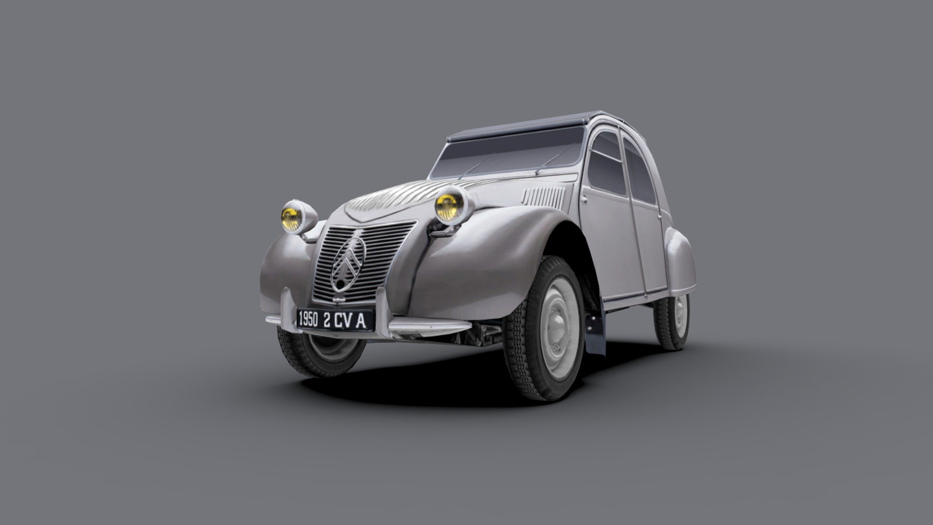 Citroen 2CV A 1950 - 3D model by Jose Bronze [1ec38a0] - Sketchfab