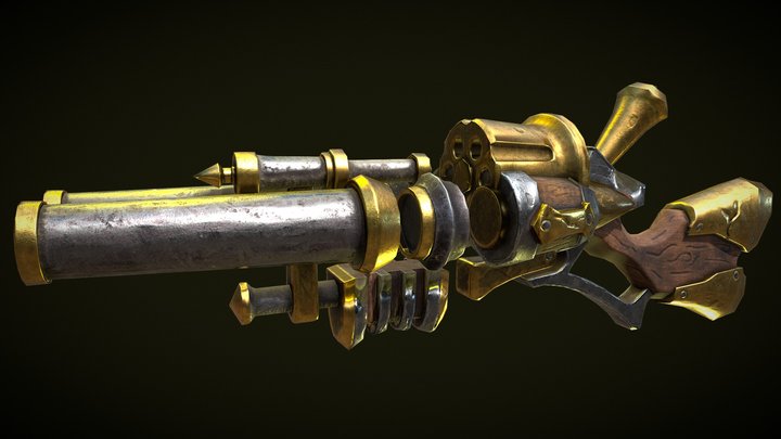 League of Legends: graves (gun) 3D Model