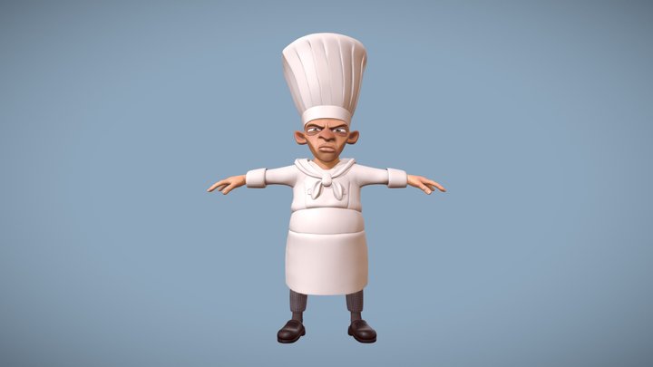Chef Skinner (Ratatuille) 3D Model