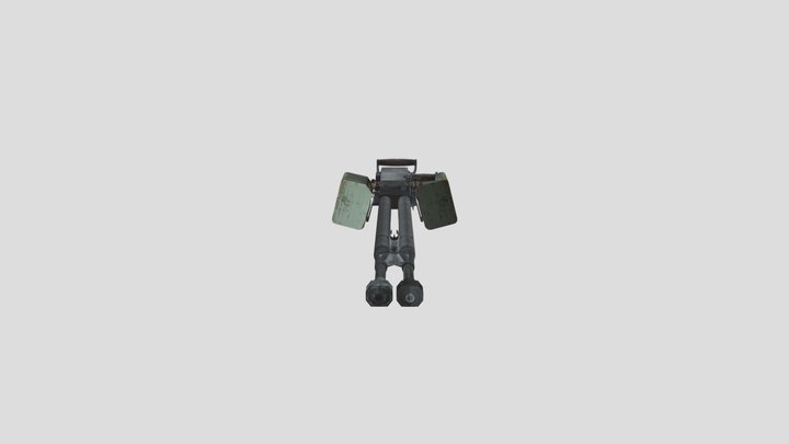 Twin Barreled D Sh K 3D Model