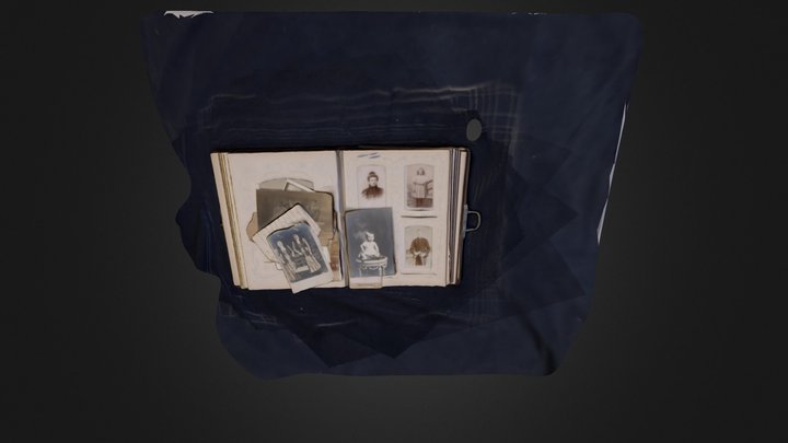 19th Century Photo Album 3D Model
