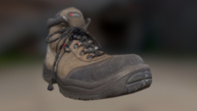 3D scanned work boot 3D Model