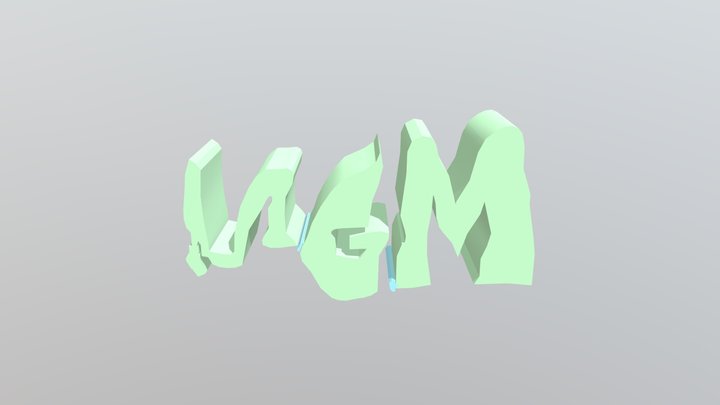 Mgm Logo 3D Model